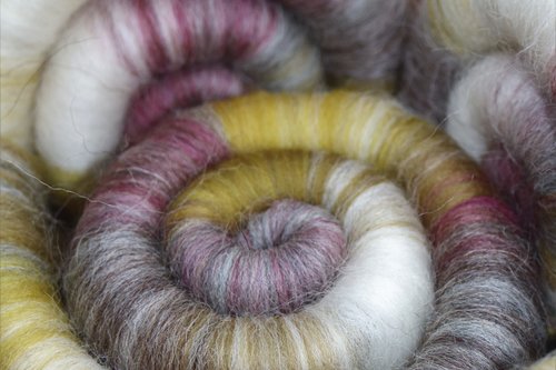 Wild and Woolly rolags - 100g