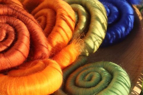 Venice Sunset Gradient rolag set- 110g