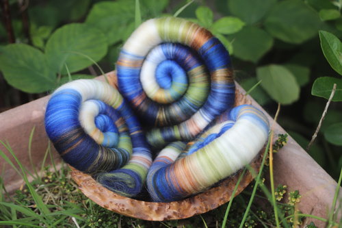 Natural recycler rolags - 100g