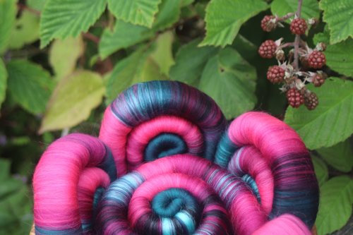 Jewelled Jungle rolags -100g