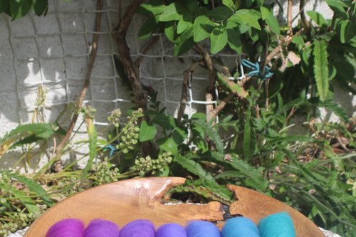 Peacock Feathers Gradient batt set