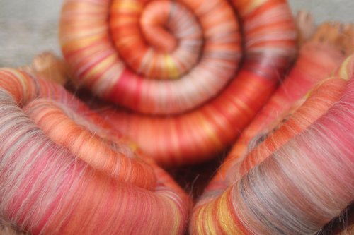 Crossbill rolags - 100g