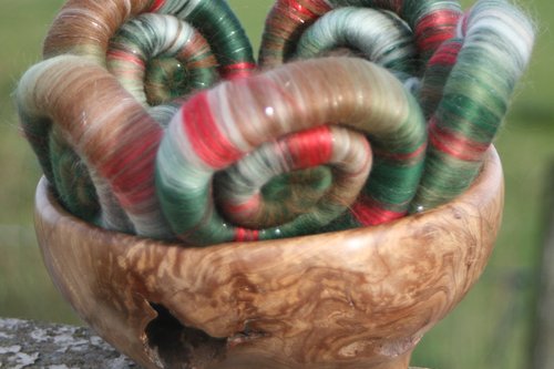 Christmas Wreath Rolags / Punis - 100g