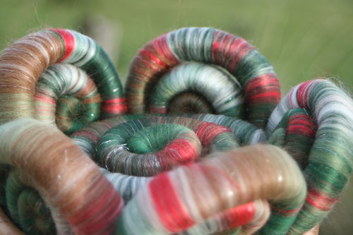 Christmas Wreath Rolags / Punis - 100g