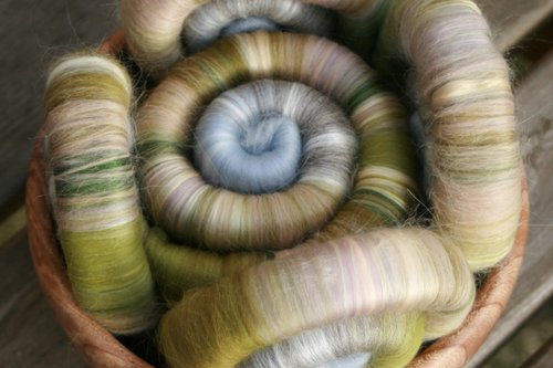 Windswept Dunes rolags - 100g