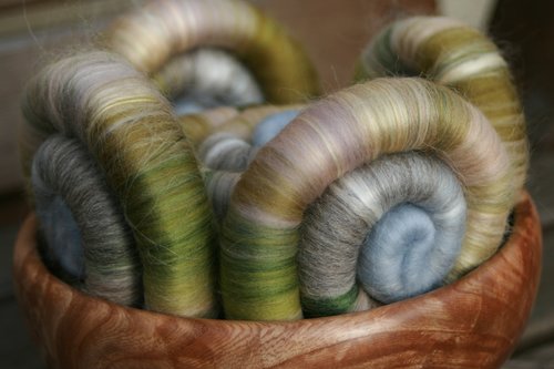 Windswept Dunes rolags - 100g