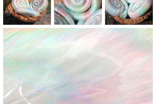 Mother of Pearl rolags - 100g