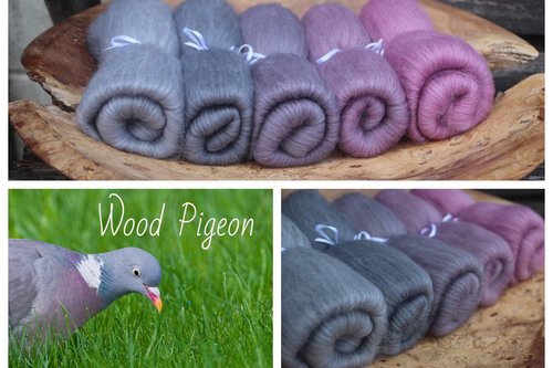 Wood Pigeon Gradient Batt Set