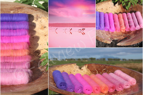 Flamingo Sunset XL Gradient Batt Set