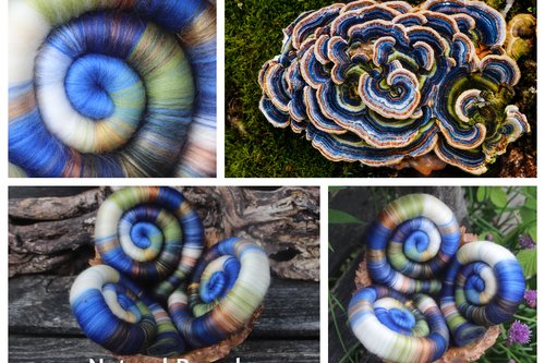 Natural recycler rolags - 100g