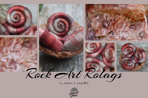 Rock Art rolags - 100g