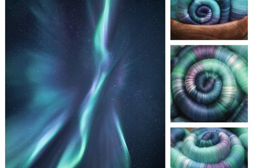 Spirit of Starlight rolags - 100g