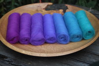 Peacock Feathers Gradient batt set