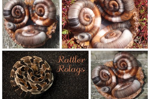 Rattler rolags - 100g
