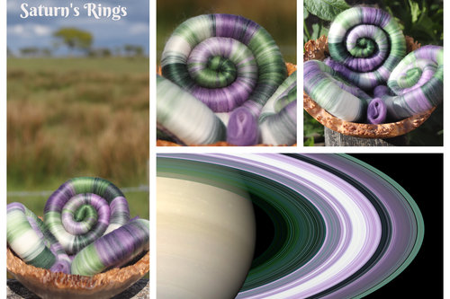 Saturn's Rings - Rolags 100g
