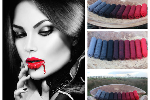 Vampire Queen Gradient Batt set - 150g