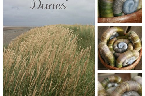 Windswept Dunes rolags - 100g